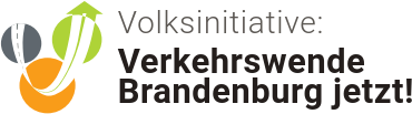 Logo Volksinitiative: Verkehrswende Brandenburg jetzt! Logo Volksinitiative: Verkehrswende Brandenburg jetzt!